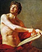 Academic Study of a Male Torse. Jean Auguste Dominique Ingres